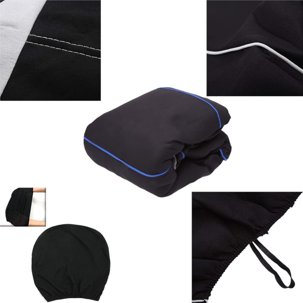 9-Piece Seat Covers – Complete Universal 5-Seat Set, Cushion Protection for Cars (Black, Gray, Blue, Red)