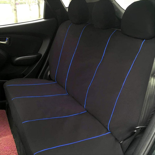 9-Piece Seat Covers – Complete Universal 5-Seat Set, Cushion Protection for Cars (Black, Gray, Blue, Red)