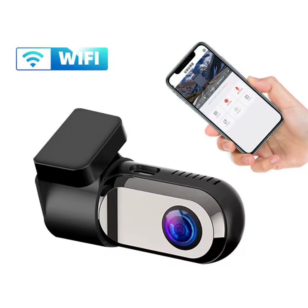 TAVALER Mini HD Dashboard Camera – Car Video Recorder with 24h Monitor and USB/WiFi Connectivity