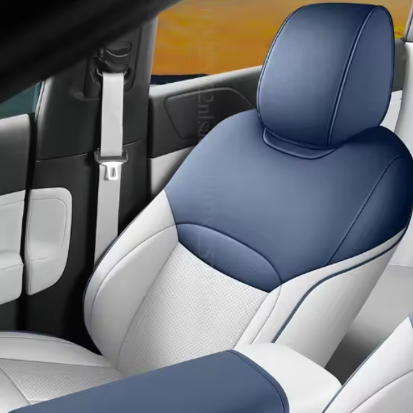 Premium Leather Seat Covers for 5 Seats – Complete Custom-Fit Set for Xpeng G6 (2025–2026)